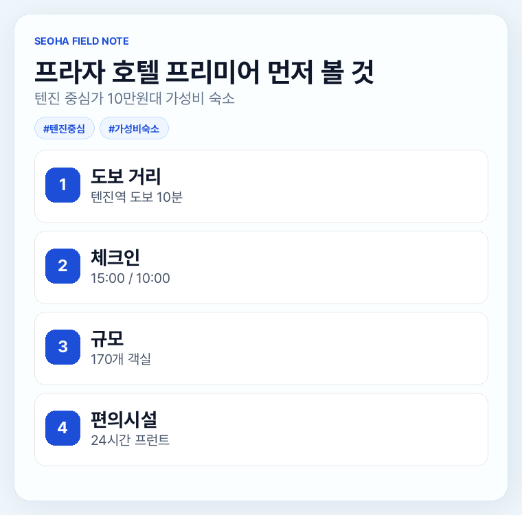 프라자 호텔 프리미어 먼저 볼 것